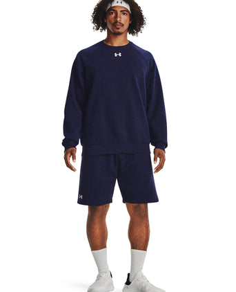 Rival Fleece Shorts - Midnight Navy/White