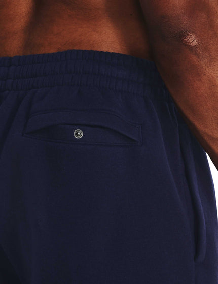 Under Armour Rival Fleece Shorts - Midnight Navy/Whiteimage4- The Sports Edit