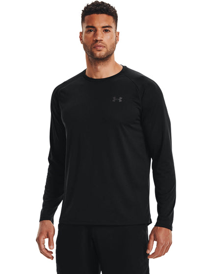 Under Armour Tech 2.0 Longsleeve - Black/Graphiteimage1- The Sports Edit