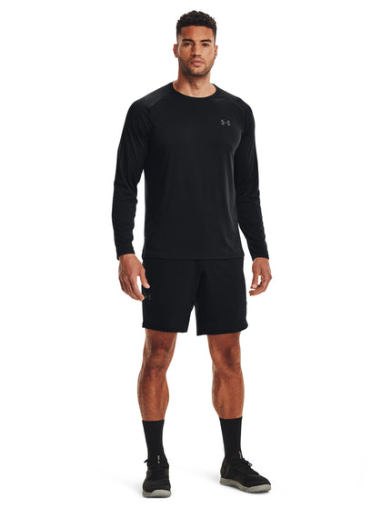 Under Armour Tech 2.0 Longsleeve - Black/Graphiteimage3- The Sports Edit