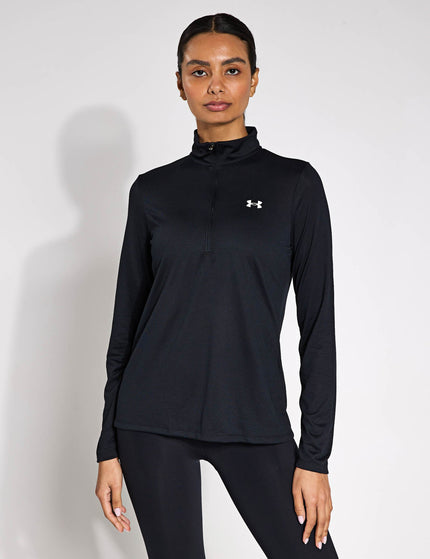 Under Armour UA Tech 1/2 Zip - Black/Whiteimage1- The Sports Edit
