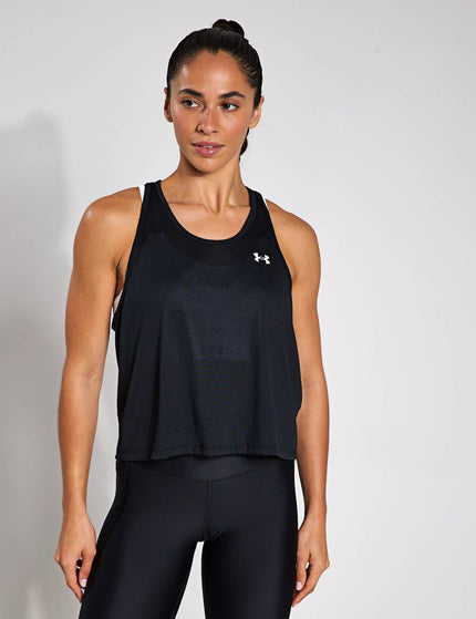 Under Armour UA Tech Swing Tank - Black/Whiteimage1- The Sports Edit