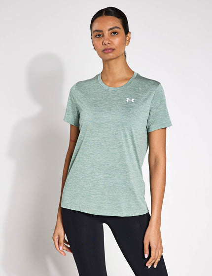 Under Armour UA Tech Twist Short Sleeve - Silica Green/Whiteimage1- The Sports Edit