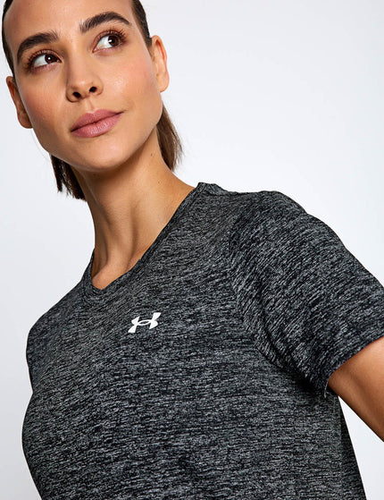 Under Armour UA Tech Twist Short Sleeve - Black/Whiteimages3- The Sports Edit