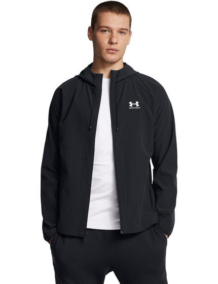 Under Armour Vibe StretchWoven Windbreaker - Black/Whiteimages1- The Sports Edit