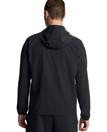 Vibe StretchWoven Windbreaker - Black/White