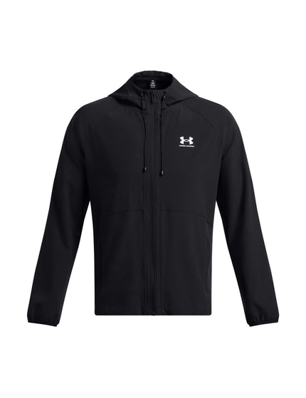 Under Armour Vibe StretchWoven Windbreaker - Black/Whiteimages4- The Sports Edit