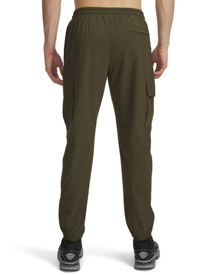 Under Armour Vibe Woven Cargo Pants - Expedition Green/Whiteimage3- The Sports Edit