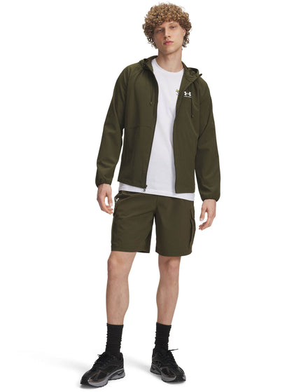 Under Armour Vibe Woven Cargo Short - Expedition Green/Whiteimages1- The Sports Edit