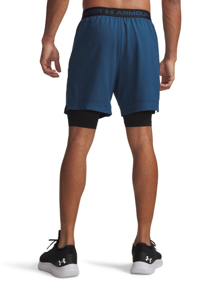 Under Armour Vanish Woven 2-in-1 Shorts - Wham Blue/Ultimate Blackimages2- The Sports Edit