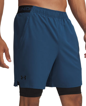 Vanish Woven 2-in-1 Shorts - Wham Blue/Ultimate Black