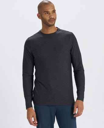 Strato Tech Tee Long Sleeve - Charcoal Heather