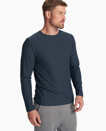 Strato Tech Tee Long Sleeve - Navy Heather