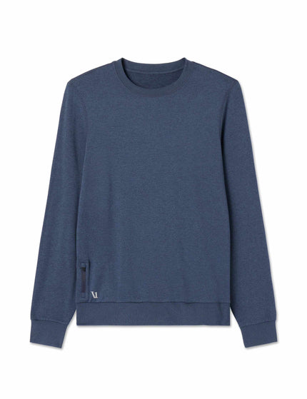 Vuori Ponto Performance Crew - Azure Heatherimages3- The Sports Edit