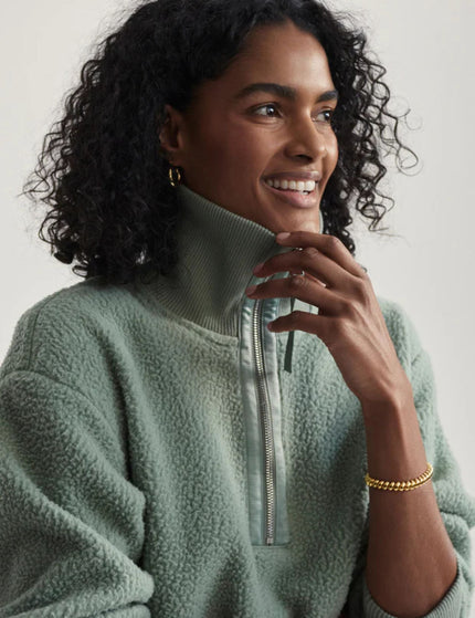 Varley Roselle Half-Zip Fleece - Lily Padimage3- The Sports Edit