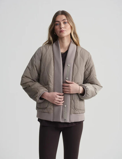 Varley Joanna Reversible Jacket - Fungi/Coffee Quartzimage2- The Sports Edit