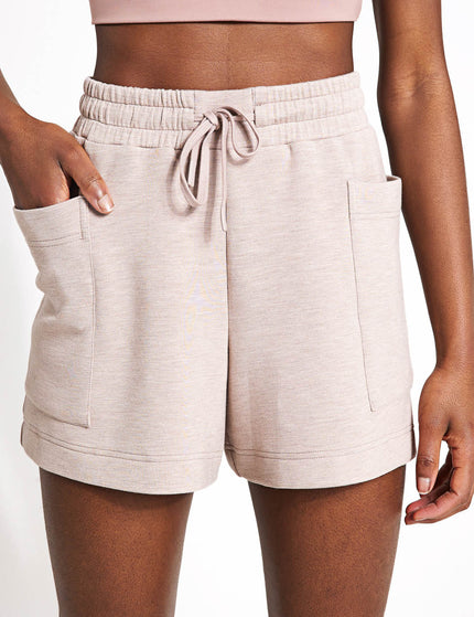 Varley Isabella Mid-Rise Short 4" - Taupe Marlimage1- The Sports Edit