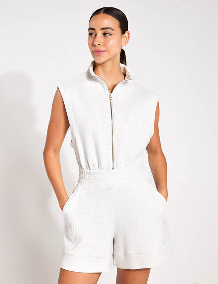 Varley Linvale Playsuit - Ivory Marlimage1- The Sports Edit