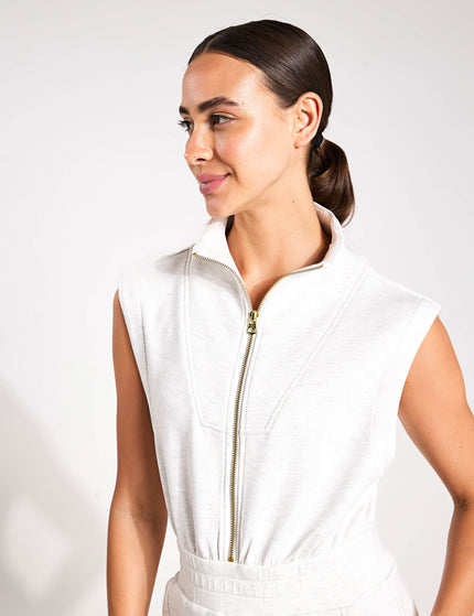 Varley Linvale Playsuit - Ivory Marlimage5- The Sports Edit