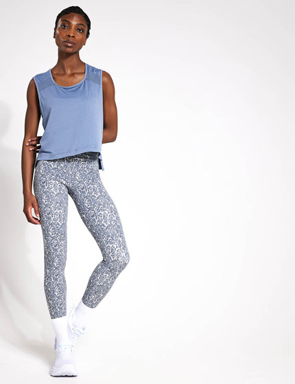 Varley Move Pocket Legging High 25" - Watercolour Stone Blue Floralimages4- The Sports Edit