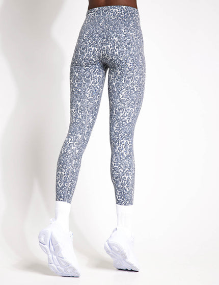 Varley Move Pocket Legging High 25" - Watercolour Stone Blue Floralimages2- The Sports Edit