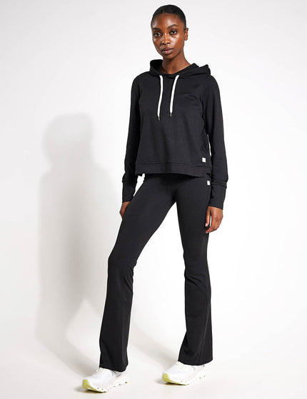 Vuori Halo Essential Hoodie - Black Heatherimage3- The Sports Edit