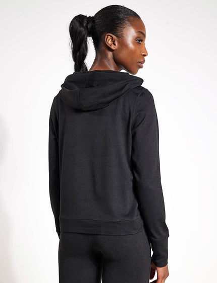 Vuori Halo Essential Hoodie - Black Heatherimage2- The Sports Edit