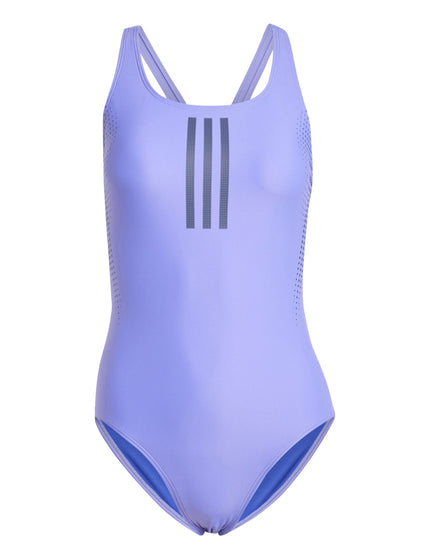 adidas 3-Stripes Graphic V-Back Swimsuit - Cobalt Blueimage6- The Sports Edit