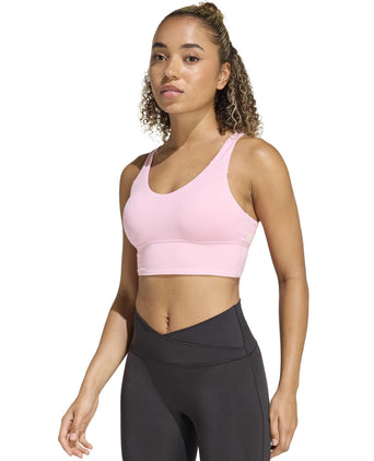 3 Stripes Studio All Me Light Support Bra - True Pink