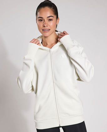 ALL SZN Fleece Full-Zip Hoodie - Off White