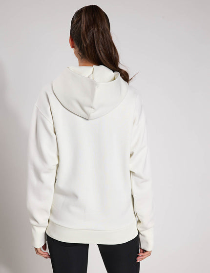 adidas ALL SZN Fleece Full-Zip Hoodie - Off Whiteimage2- The Sports Edit