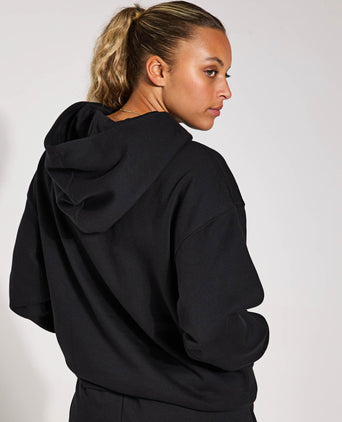 ALL SZN Fleece Loose Hoodie - Black