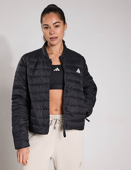 adidas Helionic Light Down Jacket - Blackimage1- The Sports Edit