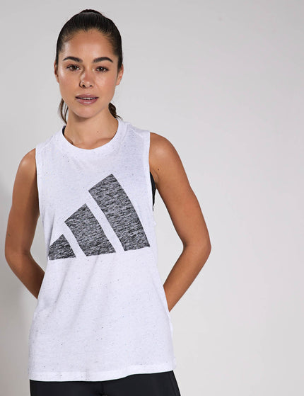 adidas Essentials Winners Tank Top - White/Blackimage1- The Sports Edit