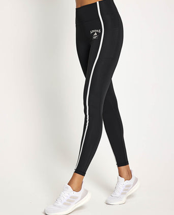Optime Heritage 7/8 Leggings - Black/Chalk White