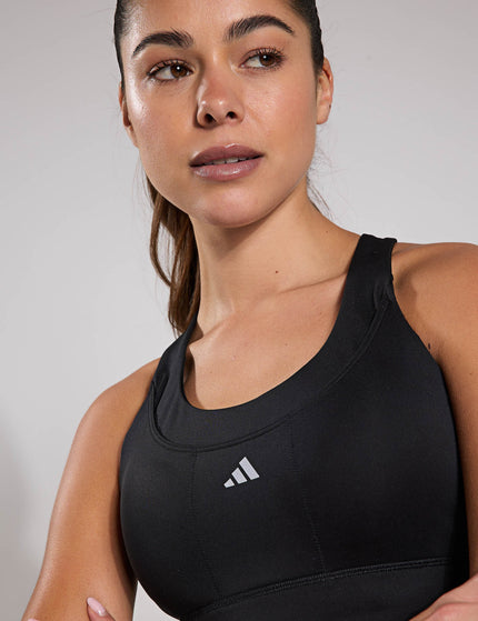 adidas Run Pocket Medium-Support Bra - Blackimages3- The Sports Edit
