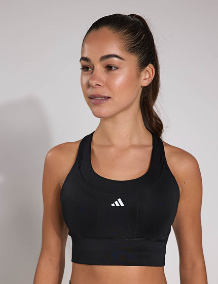 adidas Run Pocket Medium-Support Bra - Blackimages1- The Sports Edit