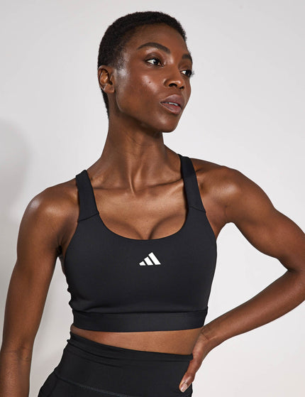 adidas TLRDREACT Training High-Support Bra - Blackimage1- The Sports Edit