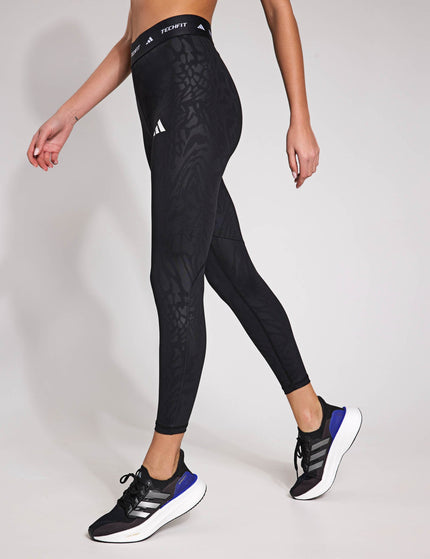 adidas Techfit Printed 7/8 Leggings - Blackimage3- The Sports Edit