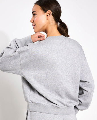 ALL SZN Fleece Loose Sweatshirt - Medium Grey Heather