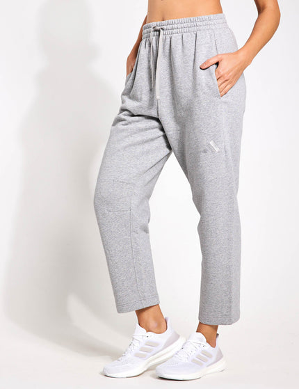 adidas ALL SZN Fleece Barrel Leg Joggers - Medium Grey Heatherimage3- The Sports Edit