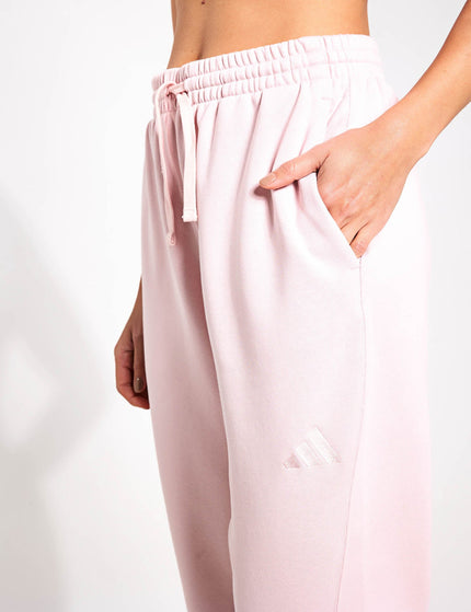 adidas ALL SZN Fleece Loose Joggers - Sandy Pinkimage3- The Sports Edit