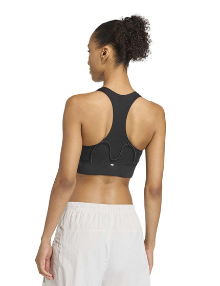 adidas adi365 Running Pocket Medium Support Bra - Blackimages2- The Sports Edit