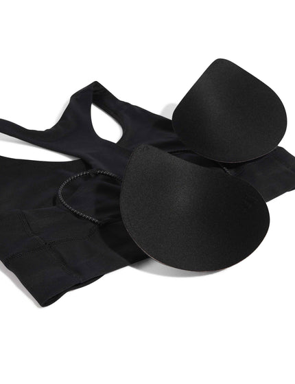 adidas adi365 Running Pocket Medium Support Bra - Blackimages6- The Sports Edit