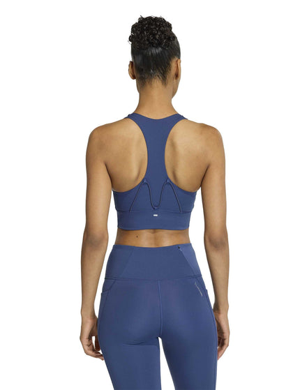 adidas adi365 Running Pocket Medium Support Bra - Tech Indigoimages2- The Sports Edit