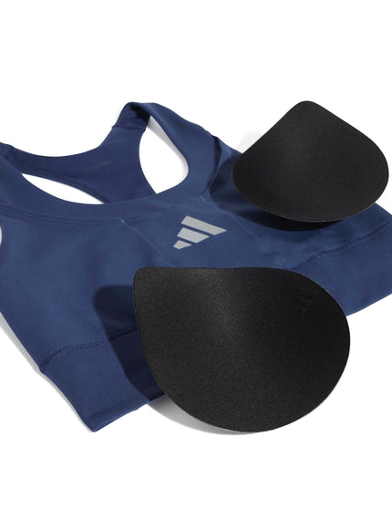 adidas adi365 Running Pocket Medium Support Bra - Tech Indigoimages6- The Sports Edit