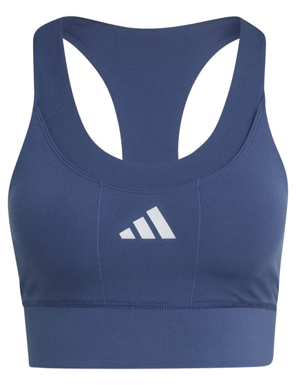 adidas adi365 Running Pocket Medium Support Bra - Tech Indigoimages7- The Sports Edit