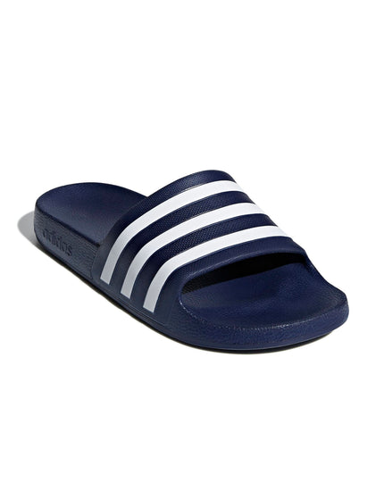 adidas Adilette Aqua Slides - Dark Blue/Cloud Whiteimages2- The Sports Edit