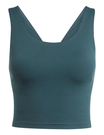 adidas All Me Medium Support Bra Tank Top - Aurora Ivyimage6- The Sports Edit
