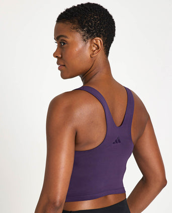 All Me Medium Support Bra Tank Top - Aurora Plum